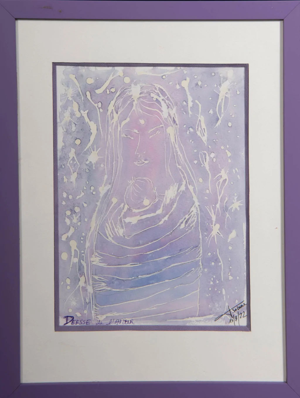 peinture-deesse-amour-maternite-enfant-interieur-gourdon